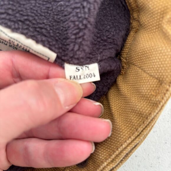 Royal Robbins Mens Vintage Trucker Jacket Size L Canvas Chore Barn Ranch Utility - Picture 5 of 8